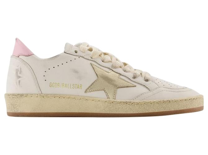 Ball Star Sneakers - Golden Goose Deluxe Brand - Leather - White Pony-style calfskin  ref.1208990